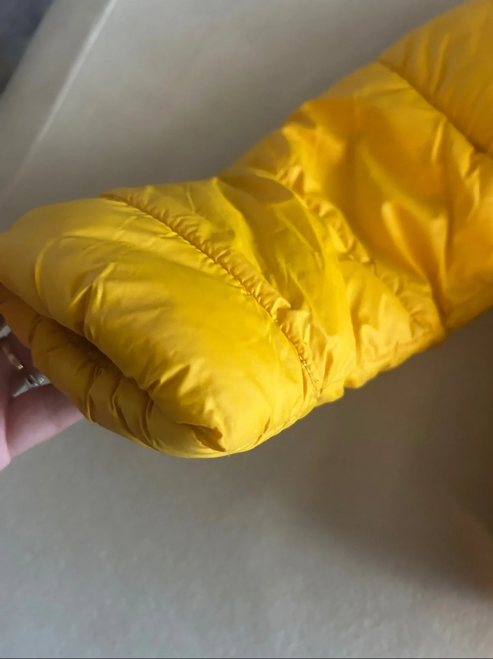 Old Navy Yellow Hooded Puffer Jacket for Kids